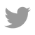 Grey Twitter Icon